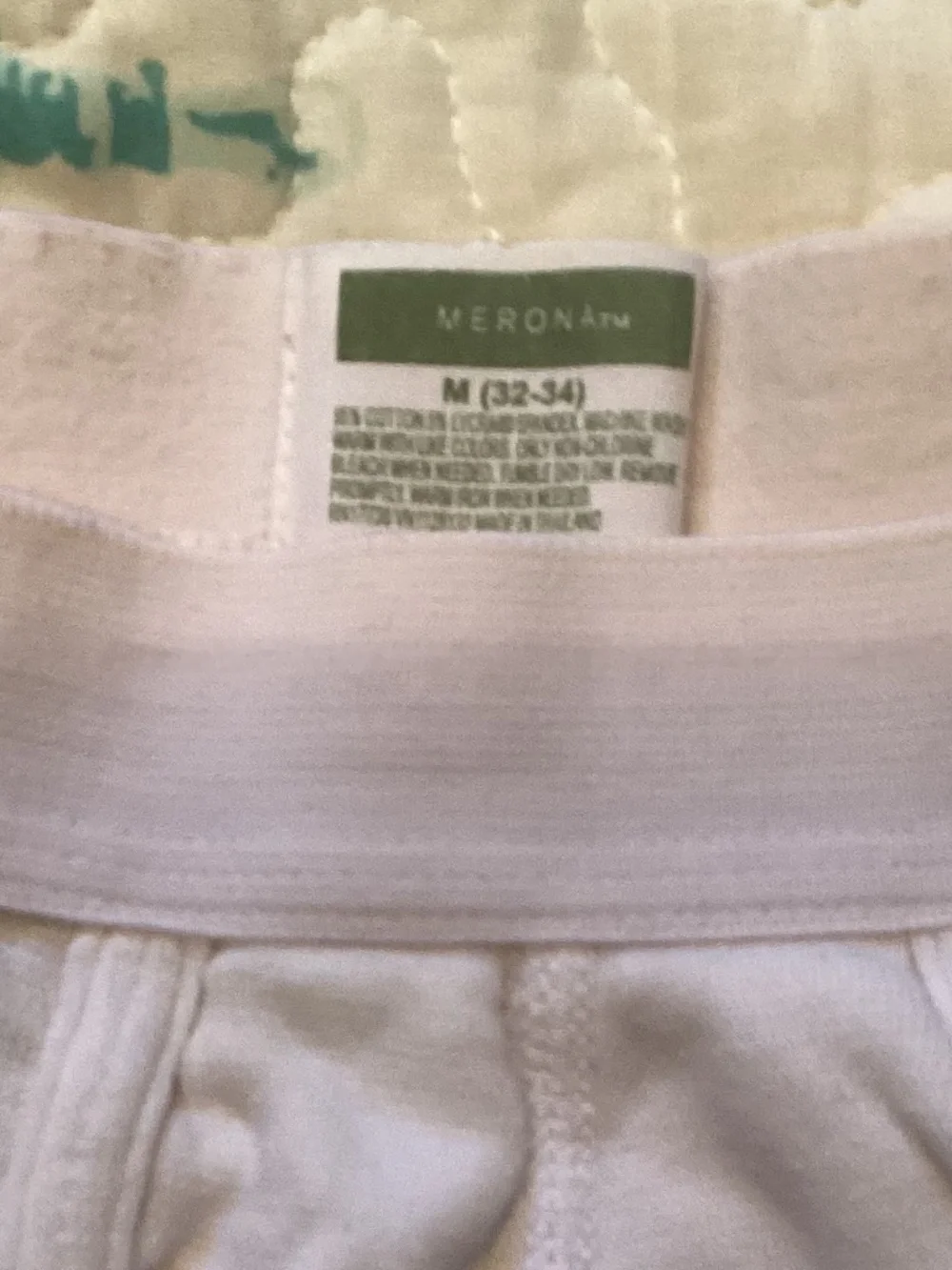 Merona,  vintage white trunks medium